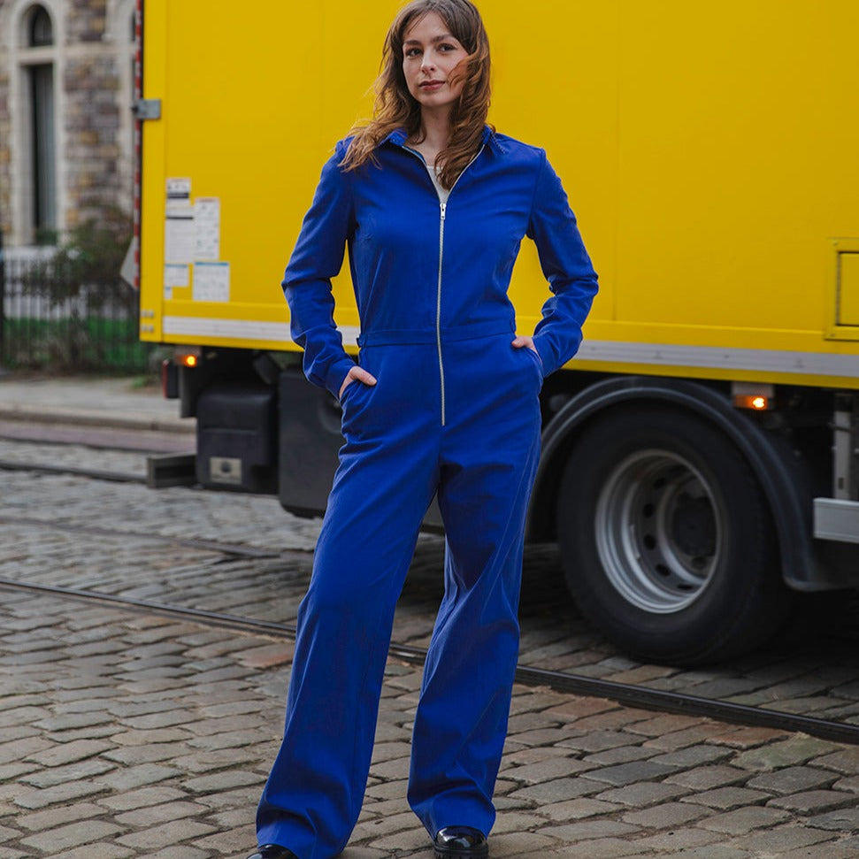 Royal blue jumpsuit online