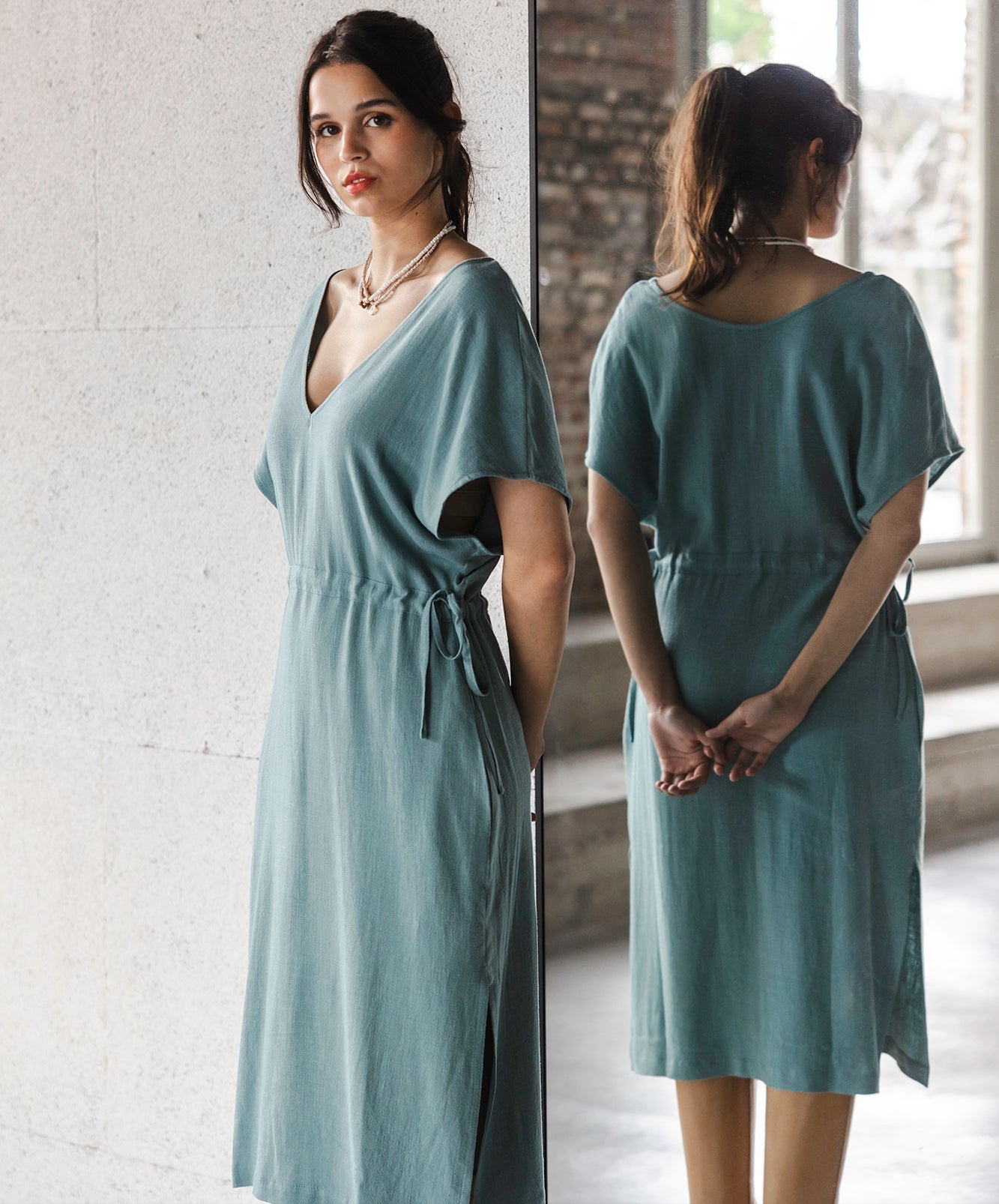 Twist dress Mint